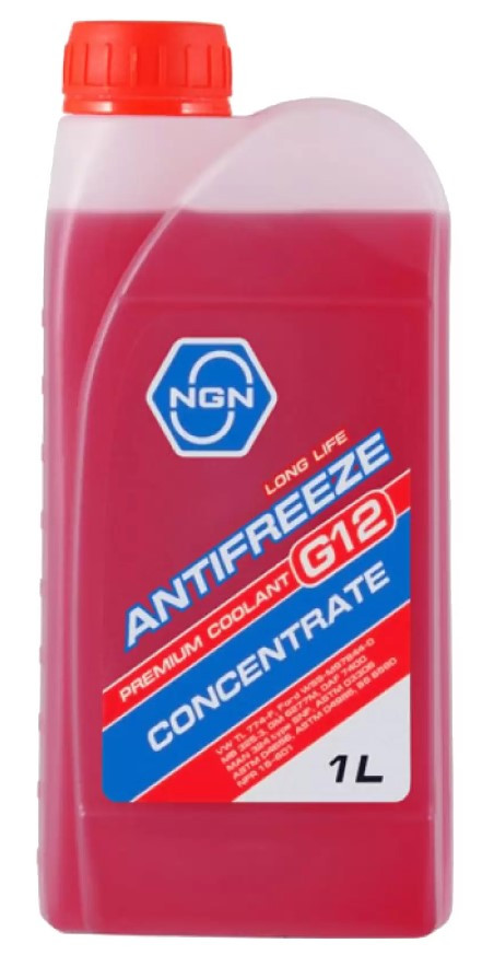 Антифриз g12 красный готовый. Антифриз, концентрат g12 красный 5л NGN. NGN v172485620 антифриз. Антифриз NGN g12-36 (Red) Antifreeze 1л v172485621.